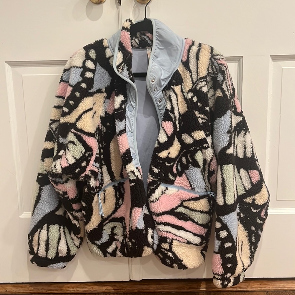 FREE PEOPLE HIT THE SLOPES PASTEL FLEECE